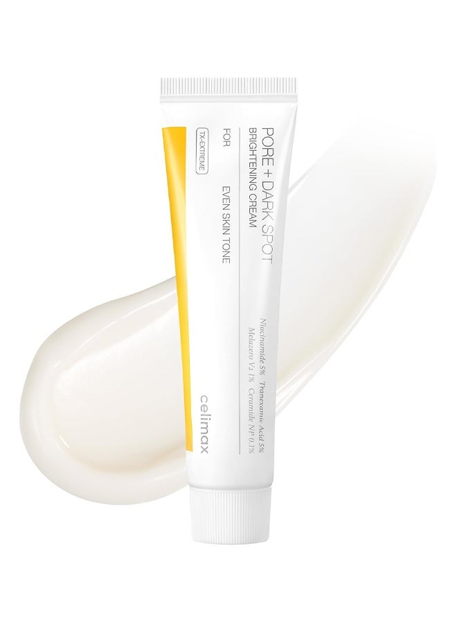 celimax Pore+Dark Spot Brightening Cream | with Niacinamide, Tranexamic Acid, TXA Cream, Pore Minimizer, Non-Irritating, Hydrating, For Sensitive Skin 35ml - Image 1